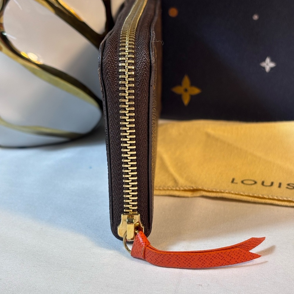 Louis Vuitton Clemence Wallet Monogram Orange - Picture 3 of 13